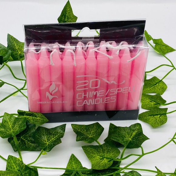 Mega Candles Unscented 4 Inch Mini Chime Pink - Picture 2 of 5